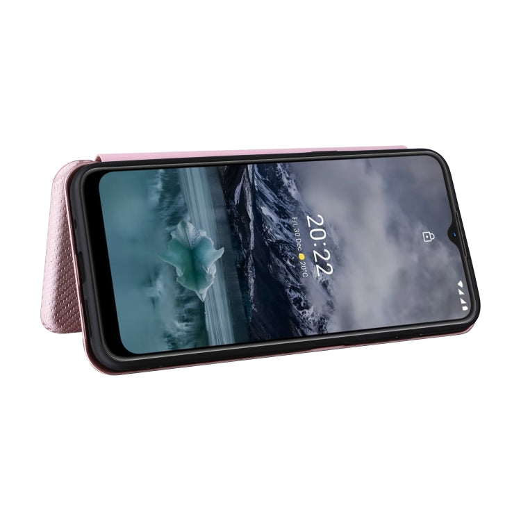 For Nokia G11 / G21 Carbon Fiber Texture Leather Phone Case