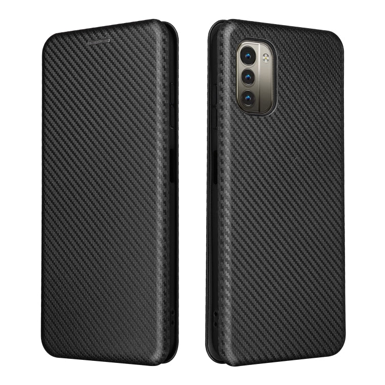 For Nokia G11 / G21 Carbon Fiber Texture Leather Phone Case