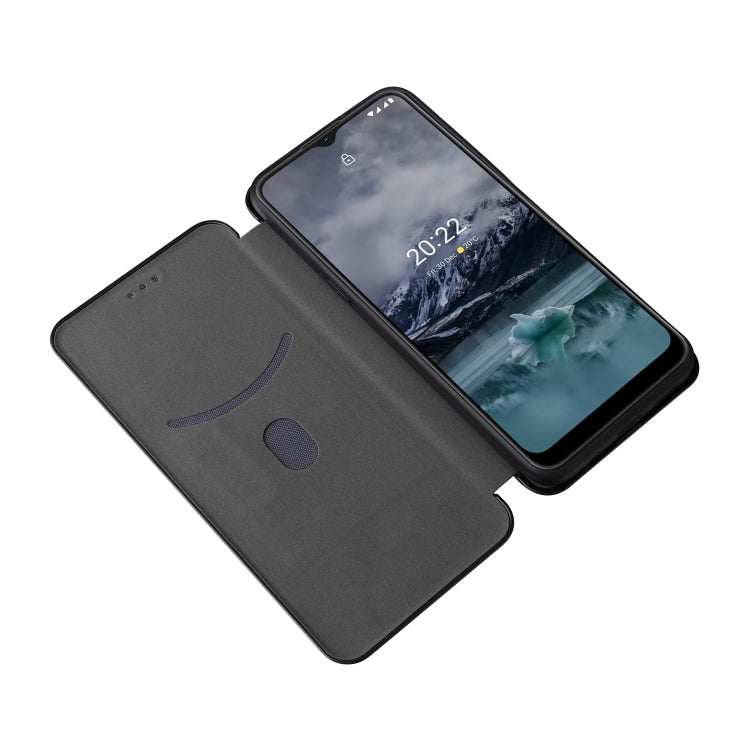For Nokia G11 / G21 Carbon Fiber Texture Leather Phone Case