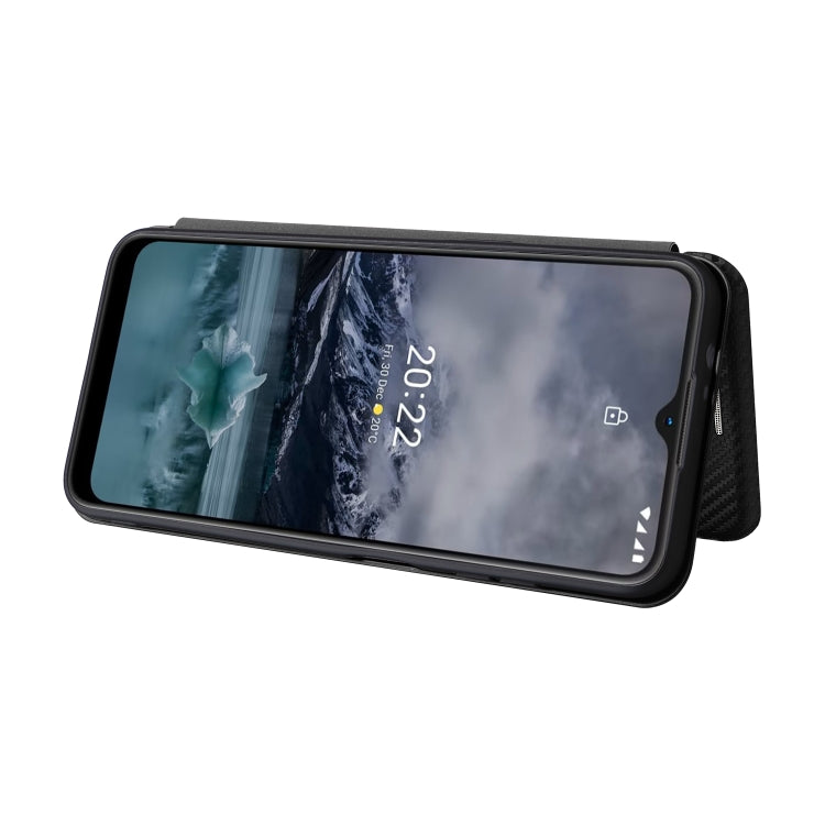 For Nokia G11 / G21 Carbon Fiber Texture Leather Phone Case