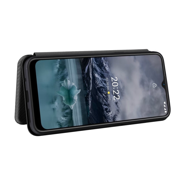 For Nokia G11 / G21 Carbon Fiber Texture Leather Phone Case
