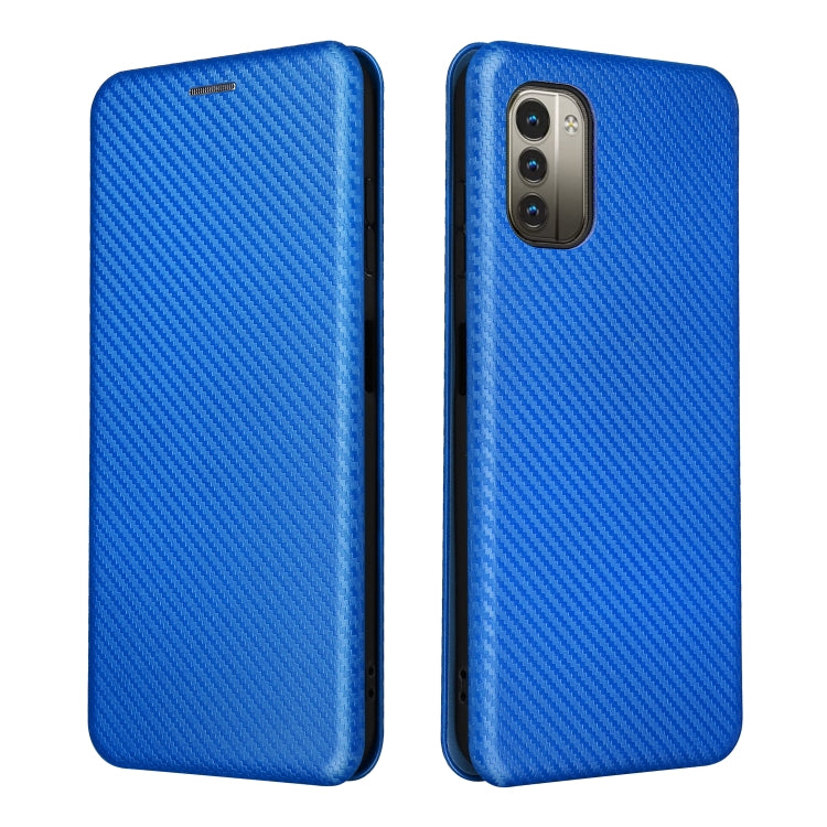 For Nokia G11 / G21 Carbon Fiber Texture Leather Phone Case