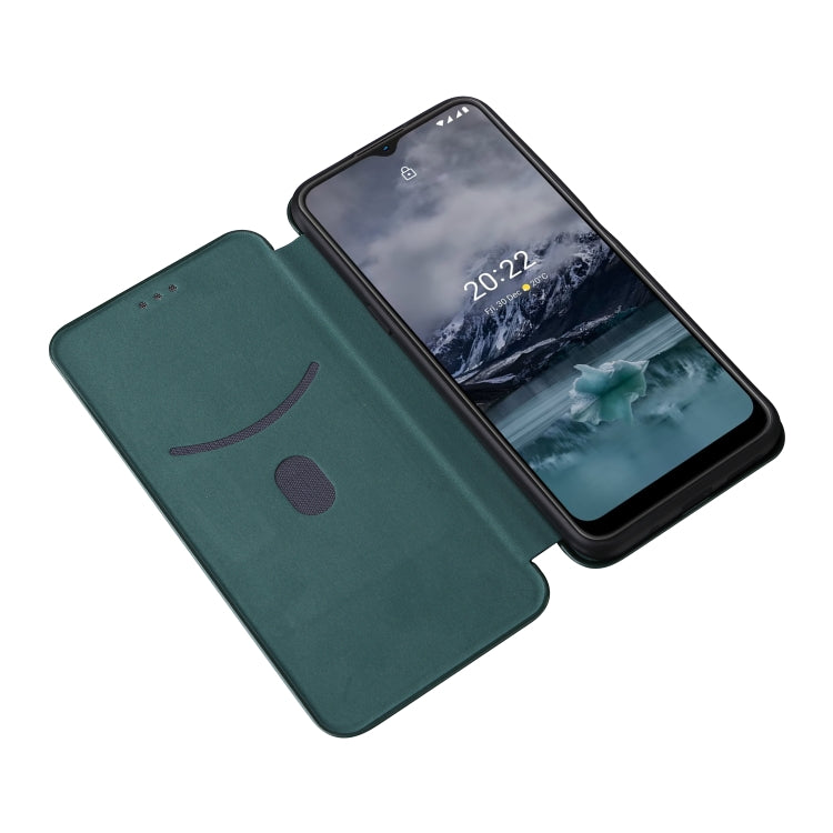For Nokia G11 / G21 Carbon Fiber Texture Leather Phone Case
