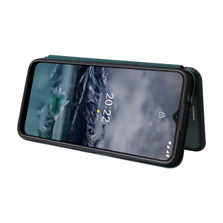 For Nokia G11 / G21 Carbon Fiber Texture Leather Phone Case