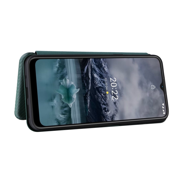 For Nokia G11 / G21 Carbon Fiber Texture Leather Phone Case