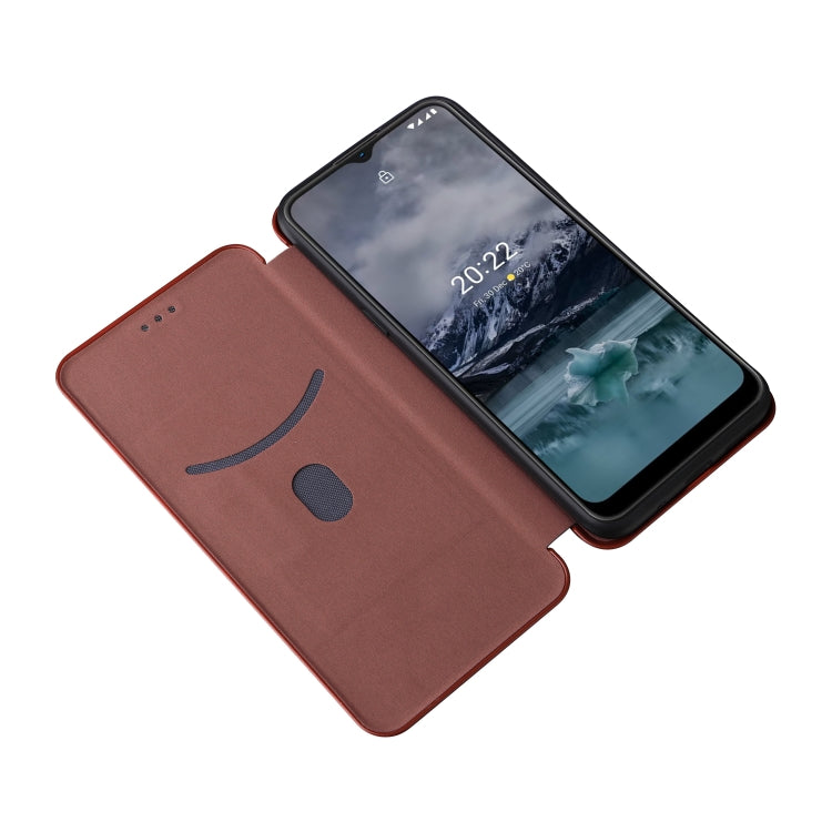 For Nokia G11 / G21 Carbon Fiber Texture Leather Phone Case