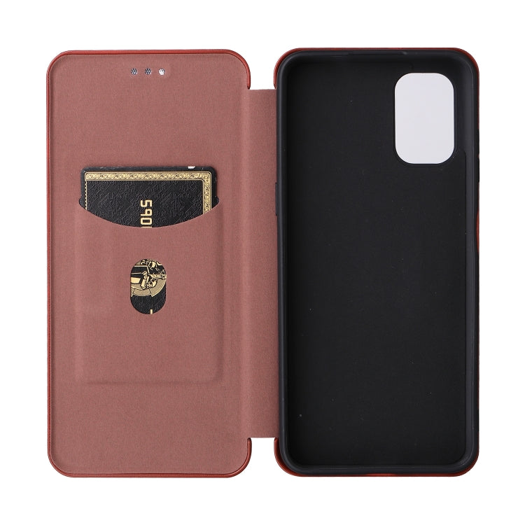 For Nokia G11 / G21 Carbon Fiber Texture Leather Phone Case