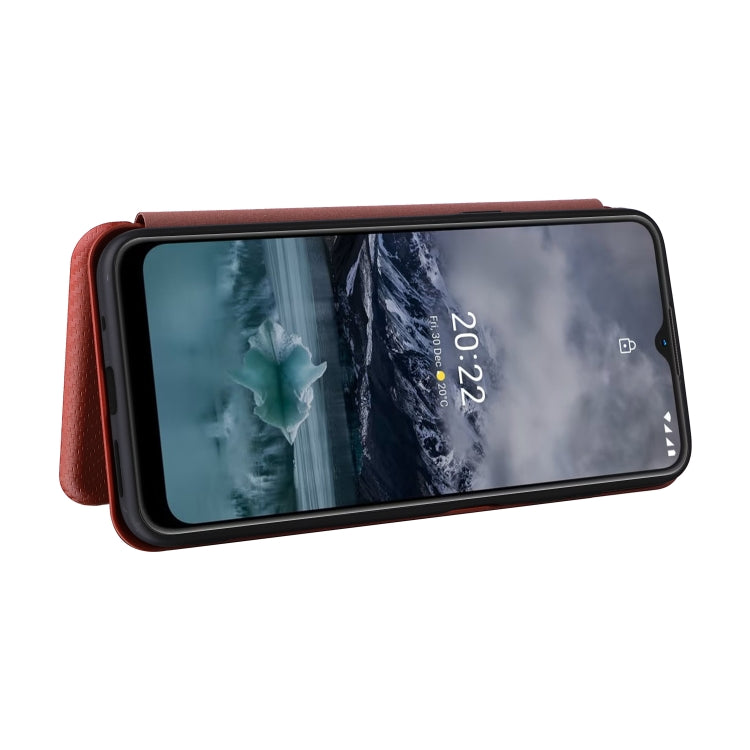 For Nokia G11 / G21 Carbon Fiber Texture Leather Phone Case