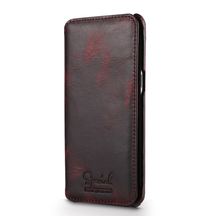 For Galaxy S8 Plus Denior Oil Wax Cowhide Simple Horizontal Flip Leather Case with Card Slots & Wallet