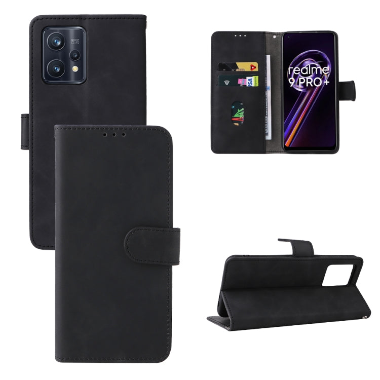 For OPPO Realme 9 Pro+ Skin Feel Magnetic Buckle Calf Texture Leather Phone Case