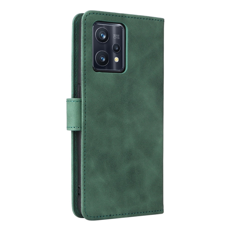 For OPPO Realme 9 Pro+ Skin Feel Magnetic Buckle Calf Texture Leather Phone Case