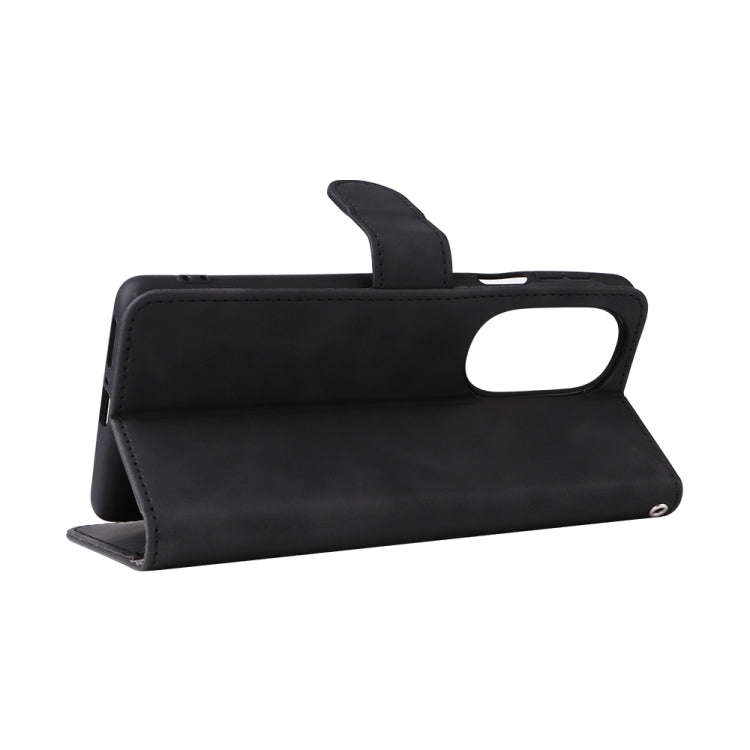 For Motorola Edge X30 Skin Feel Magnetic Buckle Calf Texture Leather Phone Case