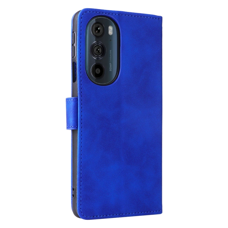 For Motorola Edge X30 Skin Feel Magnetic Buckle Calf Texture Leather Phone Case