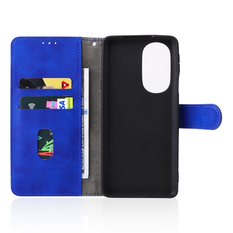 For Motorola Edge X30 Skin Feel Magnetic Buckle Calf Texture Leather Phone Case