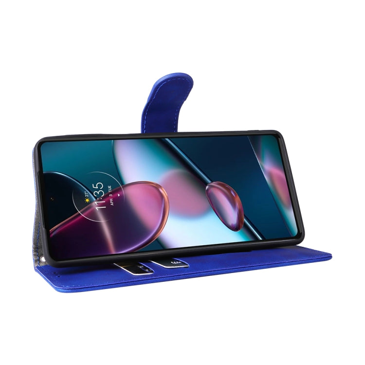 For Motorola Edge X30 Skin Feel Magnetic Buckle Calf Texture Leather Phone Case