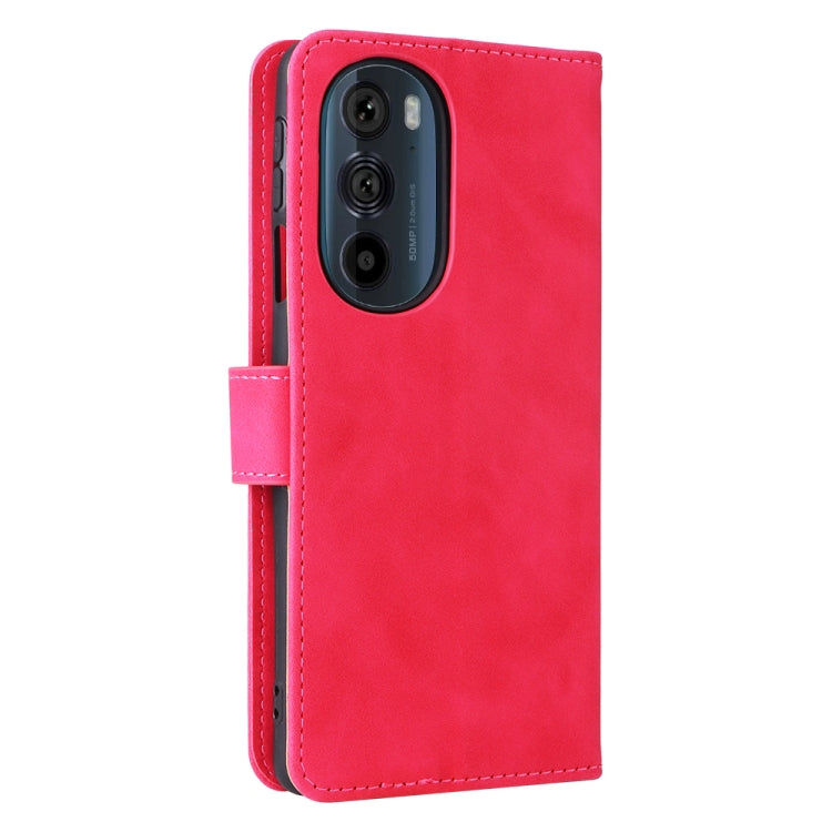 For Motorola Edge X30 Skin Feel Magnetic Buckle Calf Texture Leather Phone Case