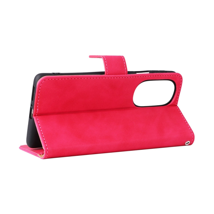 For Motorola Edge X30 Skin Feel Magnetic Buckle Calf Texture Leather Phone Case