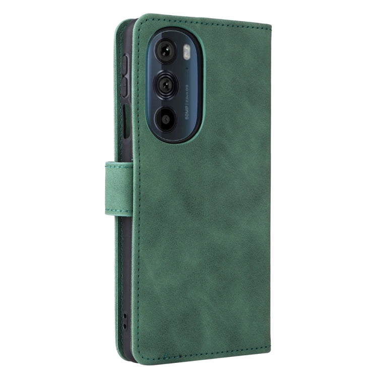 For Motorola Edge X30 Skin Feel Magnetic Buckle Calf Texture Leather Phone Case