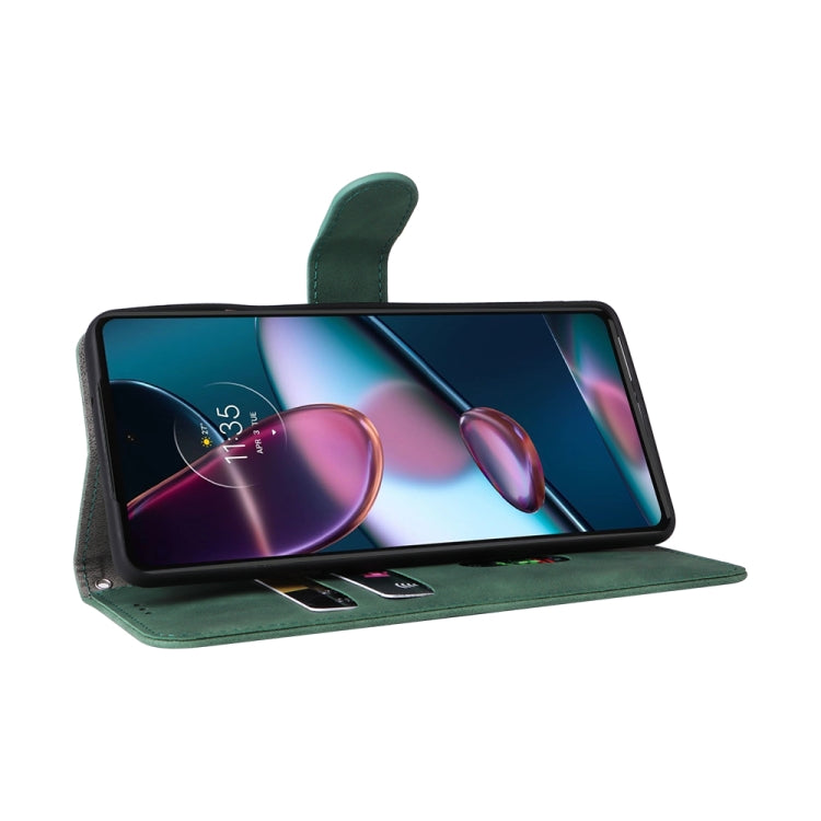 For Motorola Edge X30 Skin Feel Magnetic Buckle Calf Texture Leather Phone Case