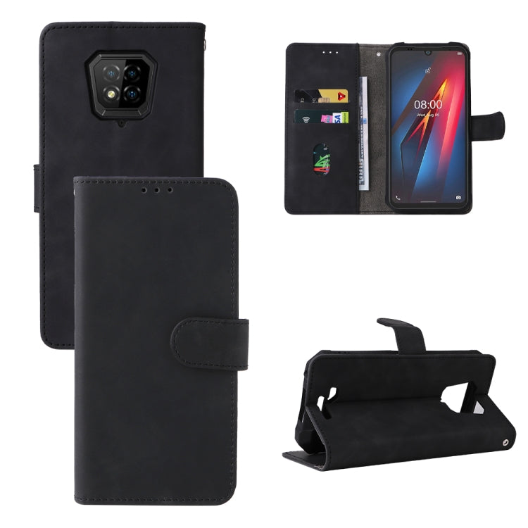 For Ulefone Armor 8 Skin Feel Magnetic Buckle Calf Texture Leather Phone Case