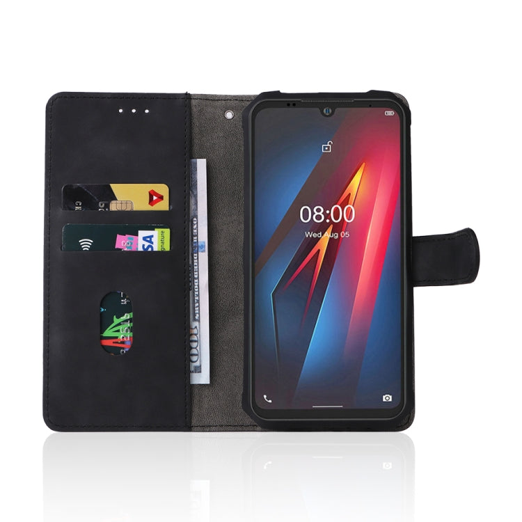 For Ulefone Armor 8 Skin Feel Magnetic Buckle Calf Texture Leather Phone Case