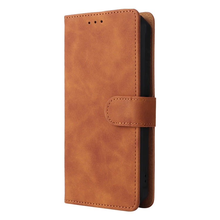 For Ulefone Armor 8 Skin Feel Magnetic Buckle Calf Texture Leather Phone Case
