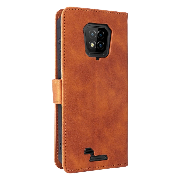 For Ulefone Armor 8 Skin Feel Magnetic Buckle Calf Texture Leather Phone Case