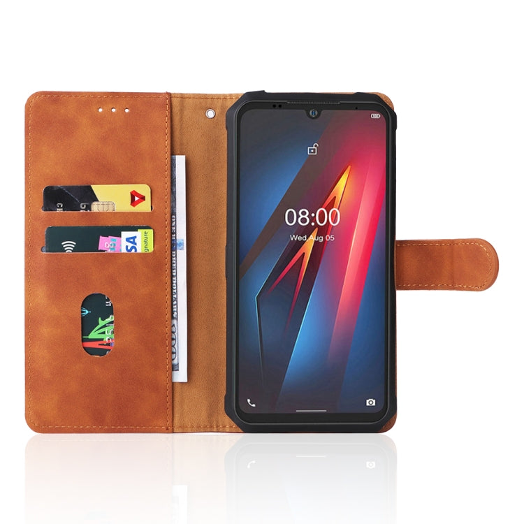 For Ulefone Armor 8 Skin Feel Magnetic Buckle Calf Texture Leather Phone Case