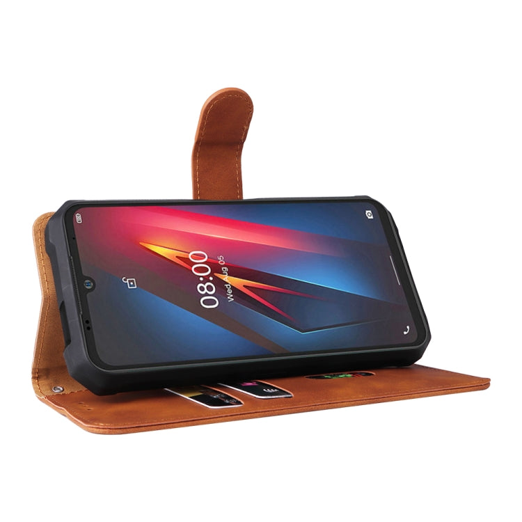 For Ulefone Armor 8 Skin Feel Magnetic Buckle Calf Texture Leather Phone Case