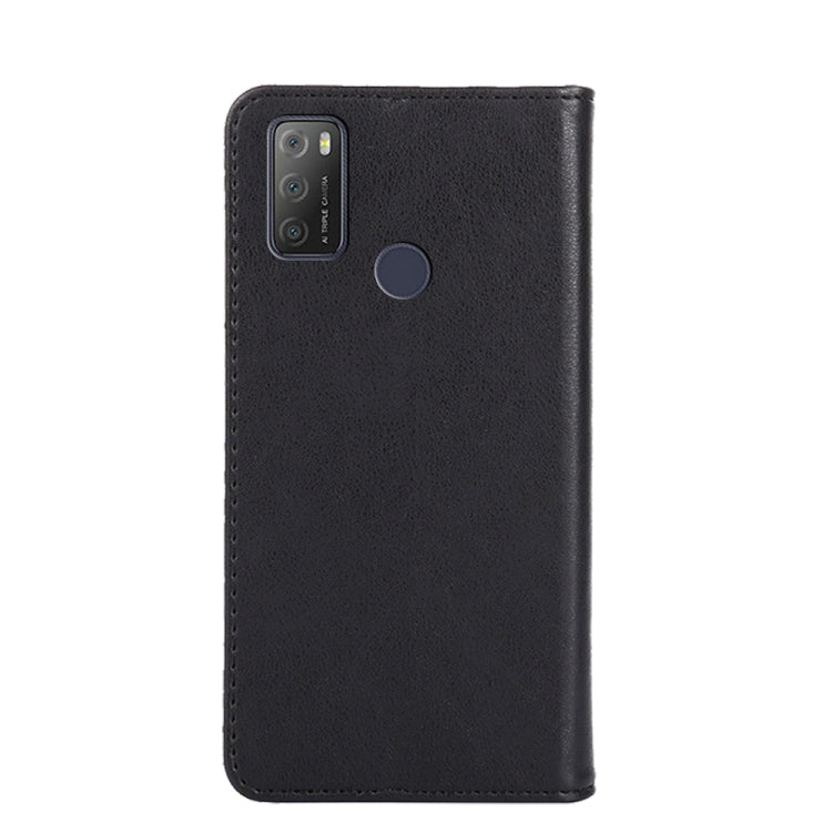 For Alcatel 1S 2021 / 3L 2021 Non-Magnetic Retro Texture Leather Phone Case