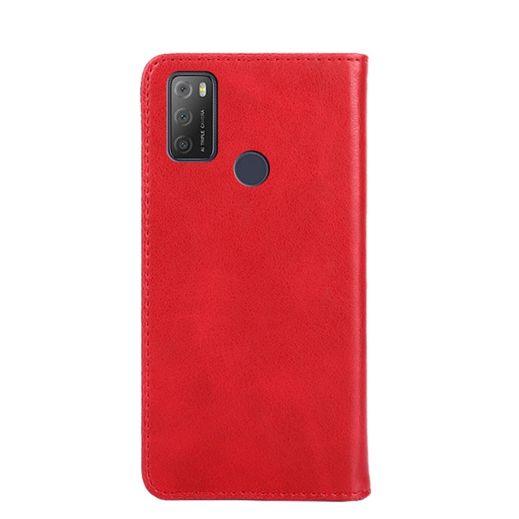 For Alcatel 1S 2021 / 3L 2021 Non-Magnetic Retro Texture Leather Phone Case