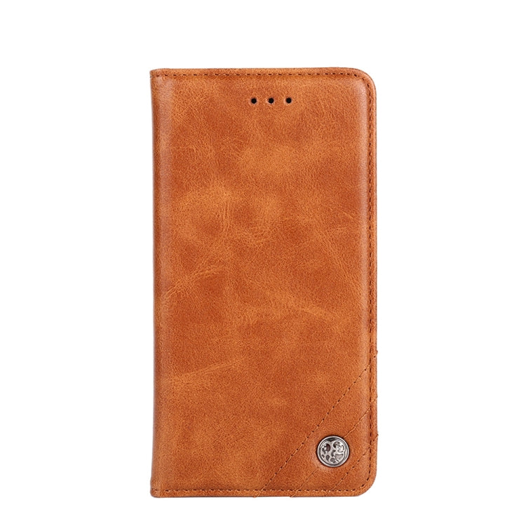 For Alcatel 1S 2021 / 3L 2021 Non-Magnetic Retro Texture Leather Phone Case