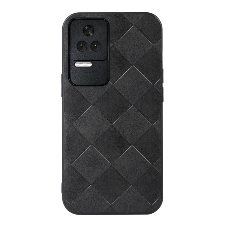 For Xiaomi Redmi K40S 5G Weave Plaid PU Phone Case