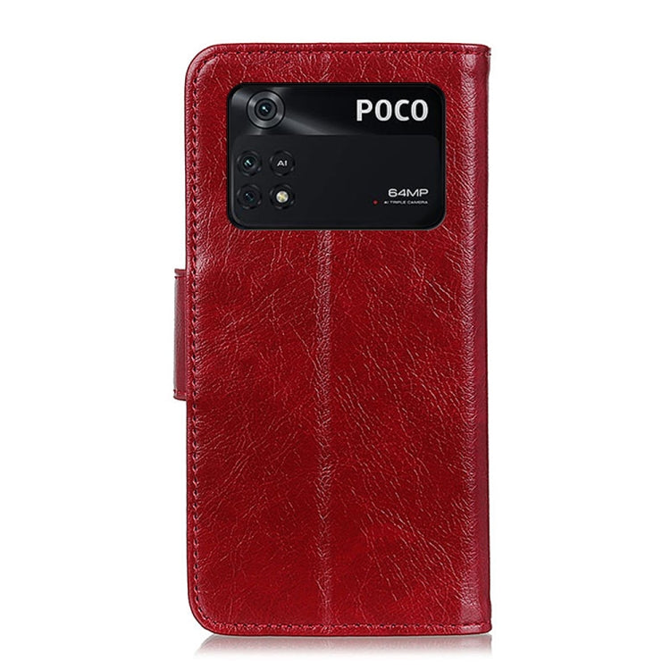 For Xiaomi Poco M4 Pro Nappa Texture Horizontal Flip Leather Phone Case