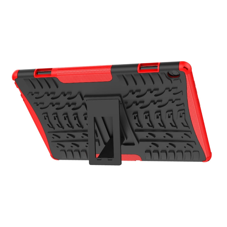 For Lenovo Tab M10 X605 / X505 Tire Texture Shockproof TPU+PC Protective Tablet Case with Holder