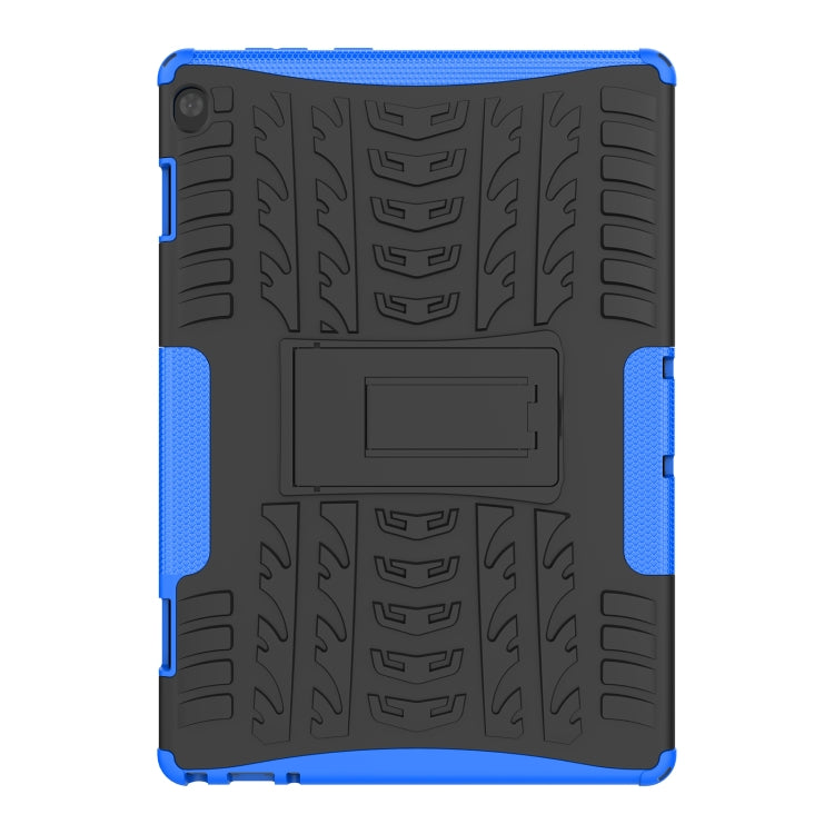 For Lenovo Tab M10 X605 / X505 Tire Texture Shockproof TPU+PC Protective Tablet Case with Holder