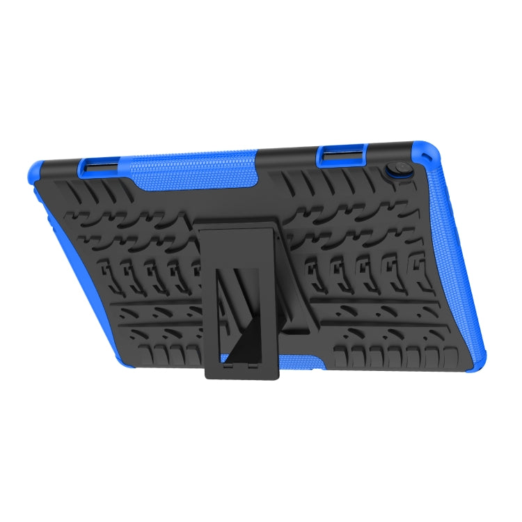 For Lenovo Tab M10 X605 / X505 Tire Texture Shockproof TPU+PC Protective Tablet Case with Holder