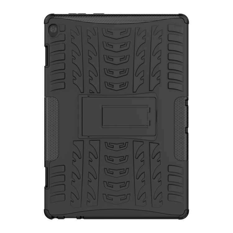 For Lenovo Tab M10 X605 / X505 Tire Texture Shockproof TPU+PC Protective Tablet Case with Holder