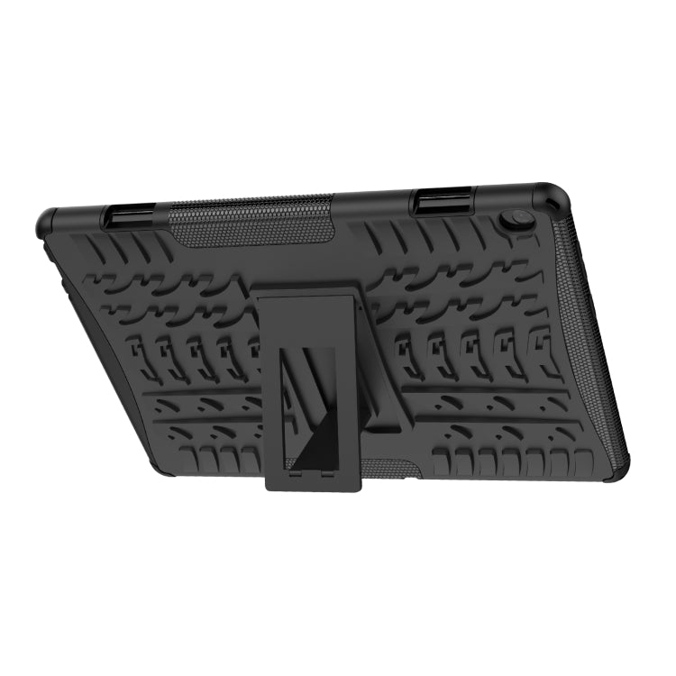 For Lenovo Tab M10 X605 / X505 Tire Texture Shockproof TPU+PC Protective Tablet Case with Holder