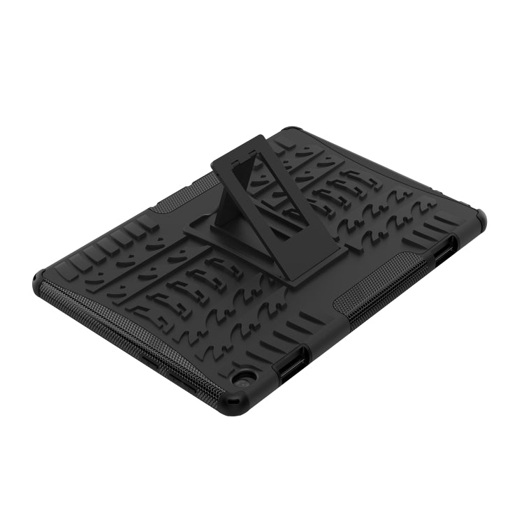 For Lenovo Tab M10 X605 / X505 Tire Texture Shockproof TPU+PC Protective Tablet Case with Holder