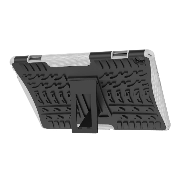 For Lenovo Tab M10 X605 / X505 Tire Texture Shockproof TPU+PC Protective Tablet Case with Holder
