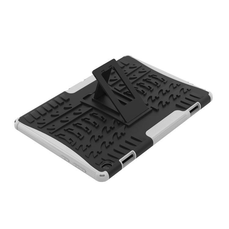For Lenovo Tab M10 X605 / X505 Tire Texture Shockproof TPU+PC Protective Tablet Case with Holder