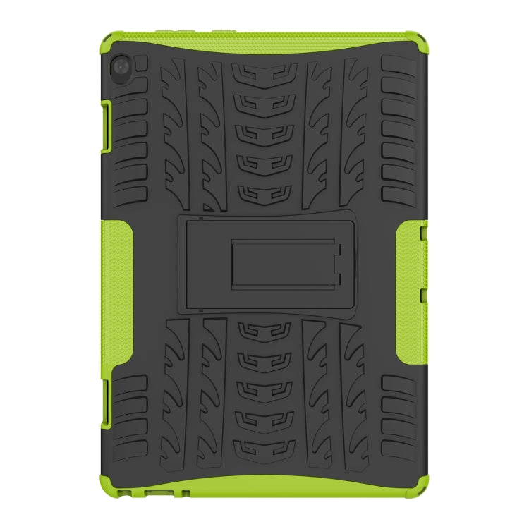 For Lenovo Tab M10 X605 / X505 Tire Texture Shockproof TPU+PC Protective Tablet Case with Holder