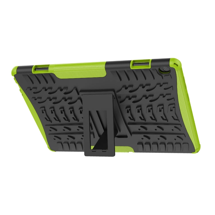 For Lenovo Tab M10 X605 / X505 Tire Texture Shockproof TPU+PC Protective Tablet Case with Holder