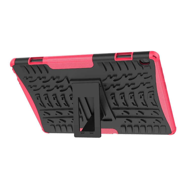For Lenovo Tab M10 X605 / X505 Tire Texture Shockproof TPU+PC Protective Tablet Case with Holder