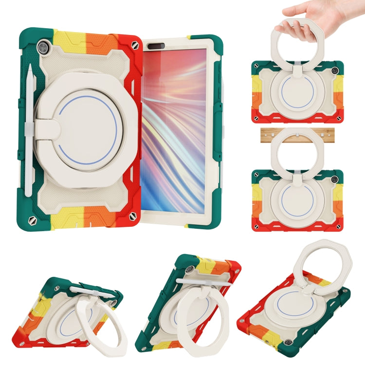 For Lenovo Tab M10 HD Gen 2 X306 Armor Contrast Color Silicone + PC Tablet Case