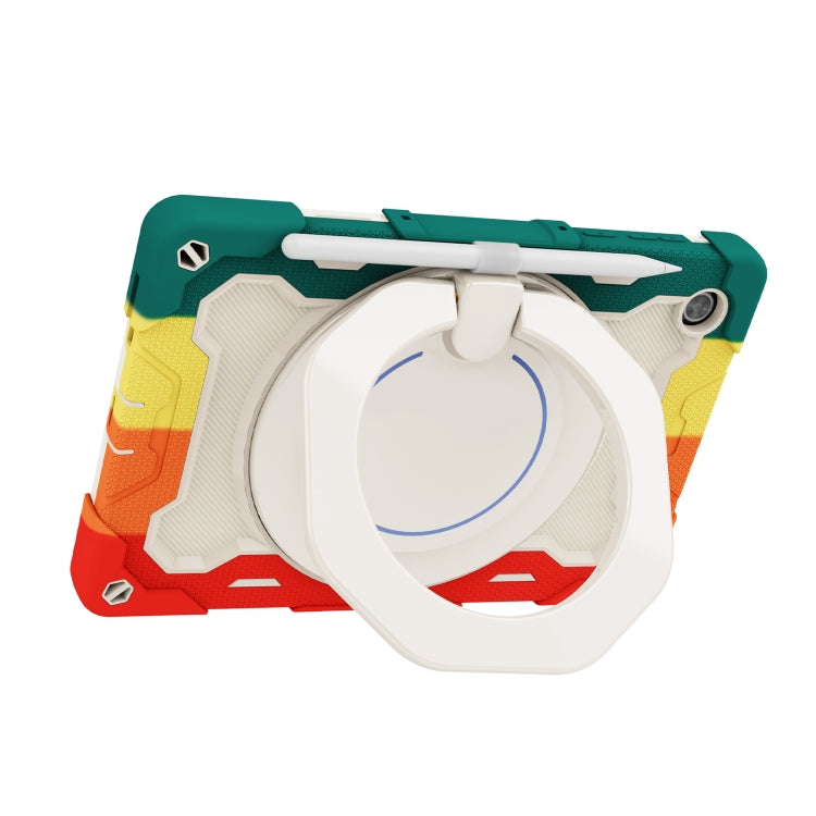 For Lenovo Tab M10 HD Gen 2 X306 Armor Contrast Color Silicone + PC Tablet Case