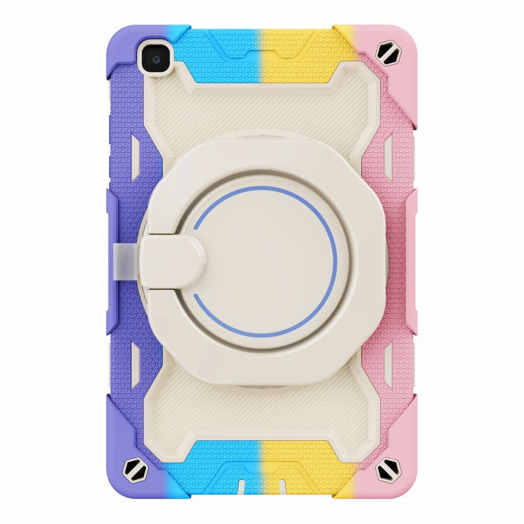 For Samsung Galaxy Tab A 8.0 2019 SM-T290 Armor Contrast Color Silicone + PC Tablet Case