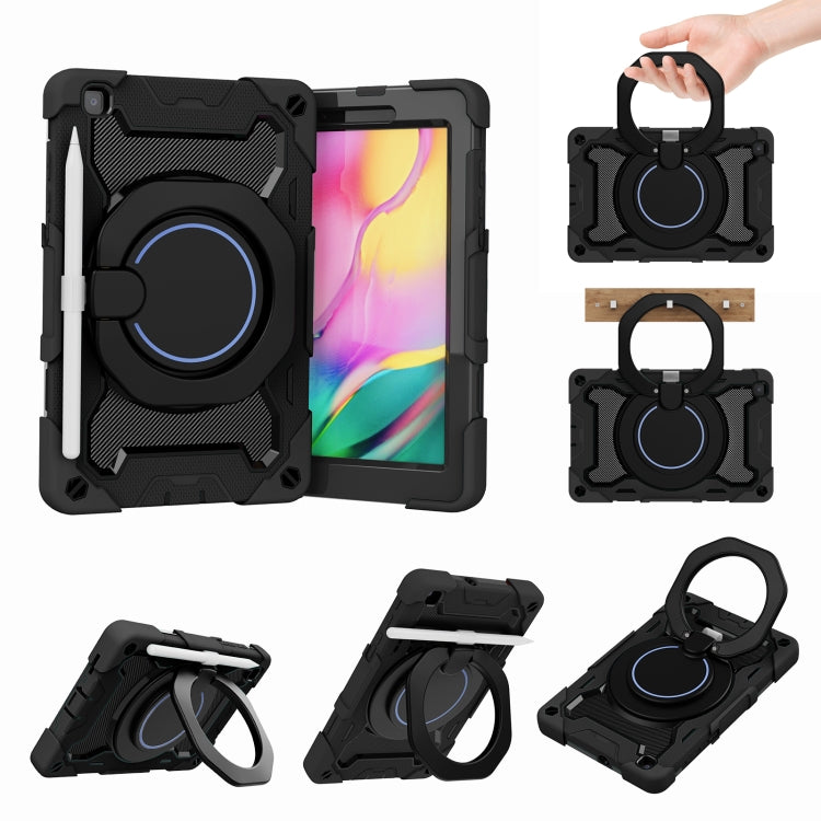 For Samsung Galaxy Tab A 8.0 2019 SM-T290 Armor Contrast Color Silicone + PC Tablet Case