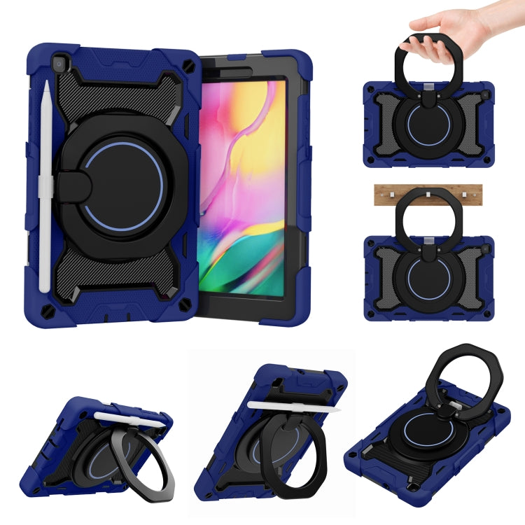 For Samsung Galaxy Tab A 8.0 2019 SM-T290 Armor Contrast Color Silicone + PC Tablet Case